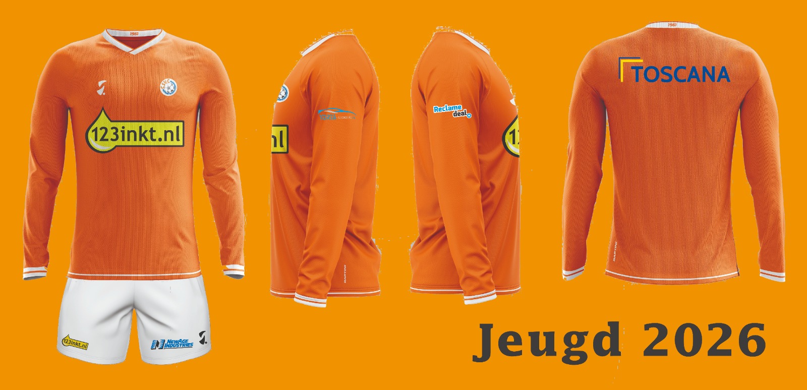 Nieuwe voetbalkleding voor de jeugd van CSVC