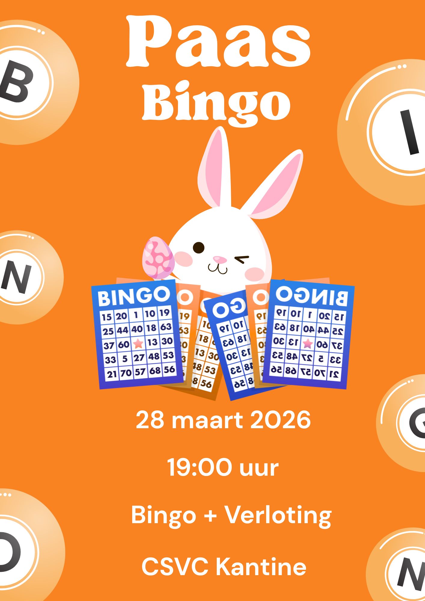 Paas Bingo - 28 maart 2026